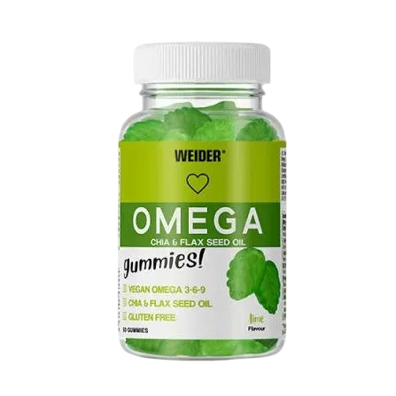 WEIDER OMEGA + CHIA + FLAX SEED OIL  50 GUMMIES