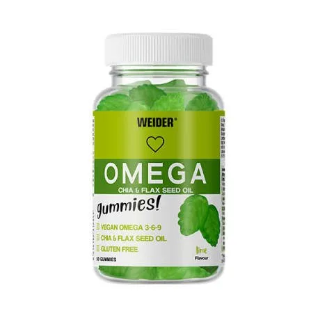 WEIDER OMEGA + CHIA + FLAX SEED OIL  50 GUMMIES
