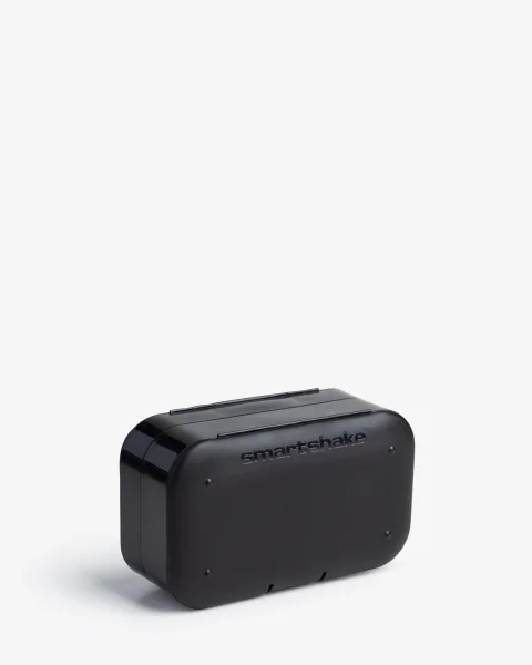 SMARTSHAKE PILLBOX ORGANIZER 2 PACK BLACK