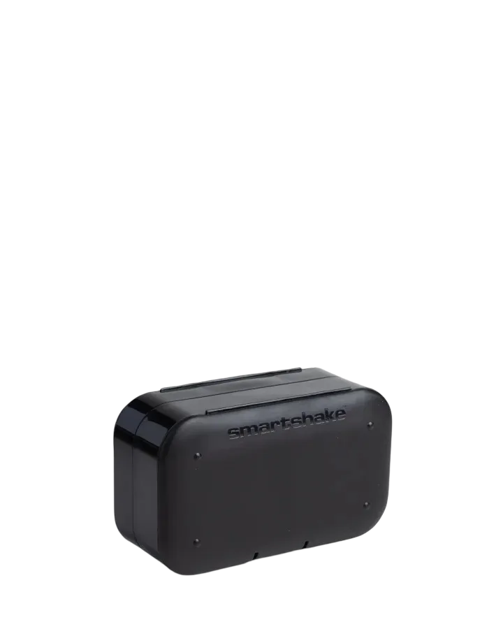 SMARTSHAKE PILLBOX ORGANIZER 2 PACK BLACK