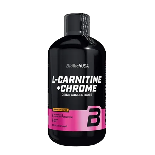 BioTech USA L-Carnitine + Chrome Orange 500ml