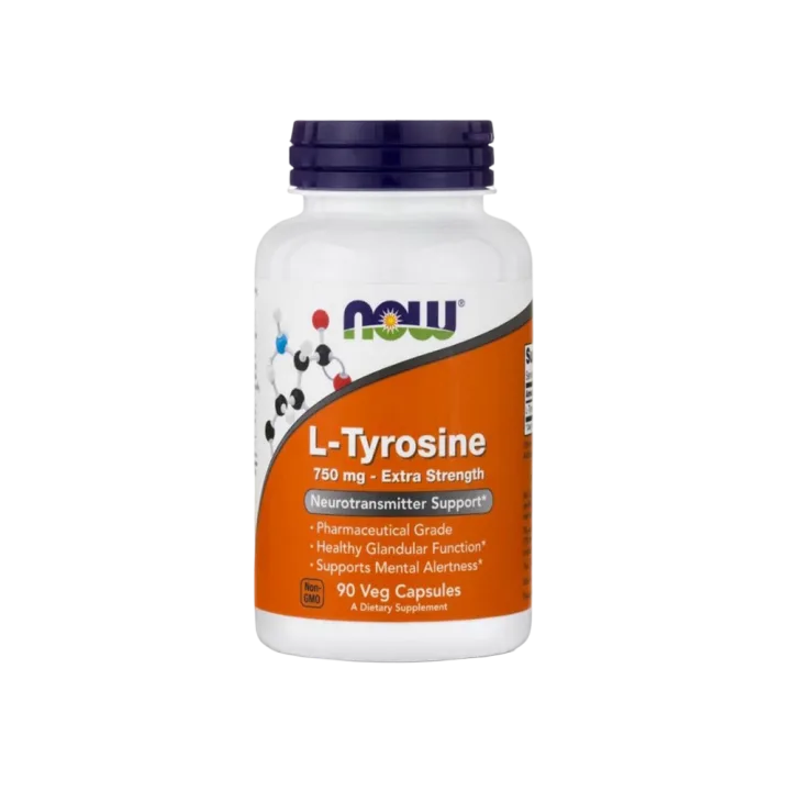NOW FOODS L-TYROSINE 750MG 90 Caps