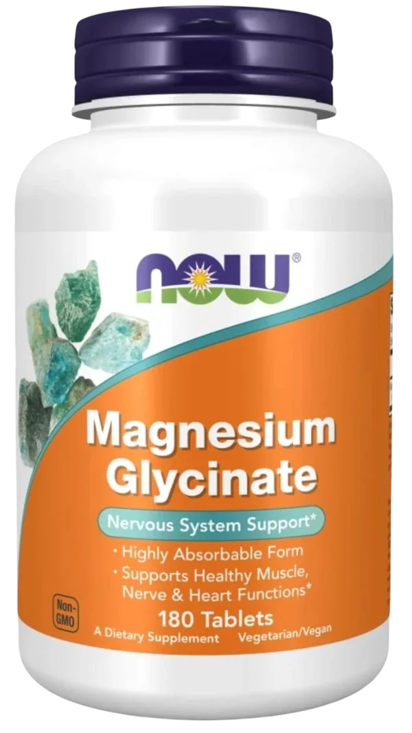 NOW FOODS MAGNESIUM GLYCINATE 180Caps