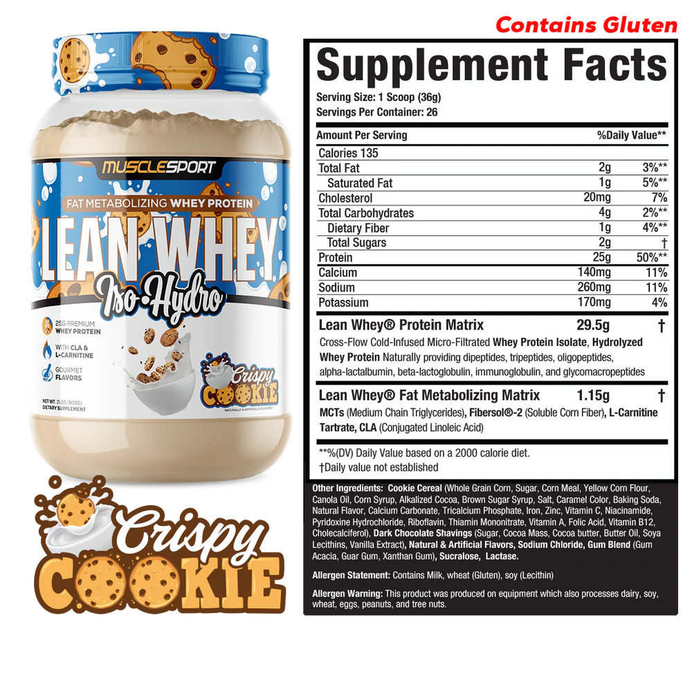 MUSCLESPORT LEAN WHEY ISO HYDRO - Image 4