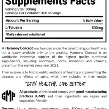 HARMONY CONCEPT L-TYROSINE 200G