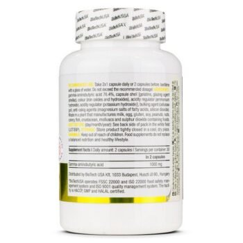 BioTech USA GABA 60 Caps