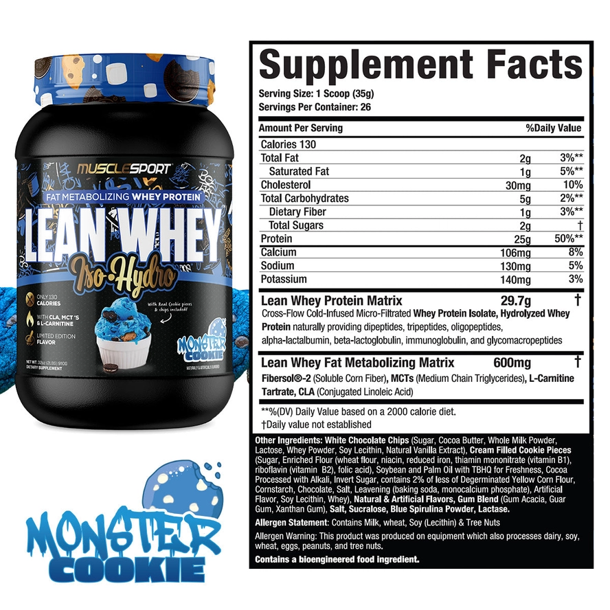 MUSCLESPORT LEAN WHEY ISO HYDRO - Image 3