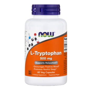 NOW FOODS L-TRYPTOPHAN 500MG 60 Caps