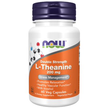 NOW FOODS L-THEANINE 200MG 60 Caps
