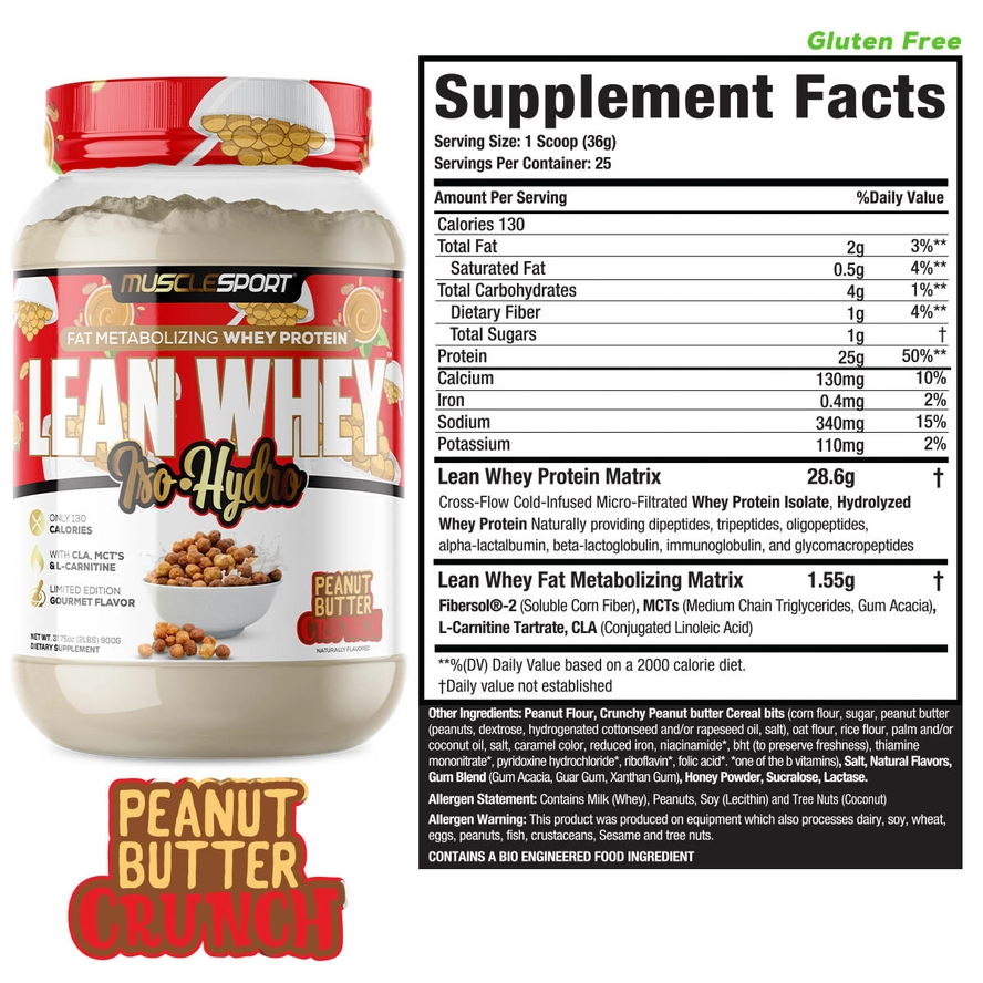 MUSCLESPORT LEAN WHEY ISO HYDRO - Image 7
