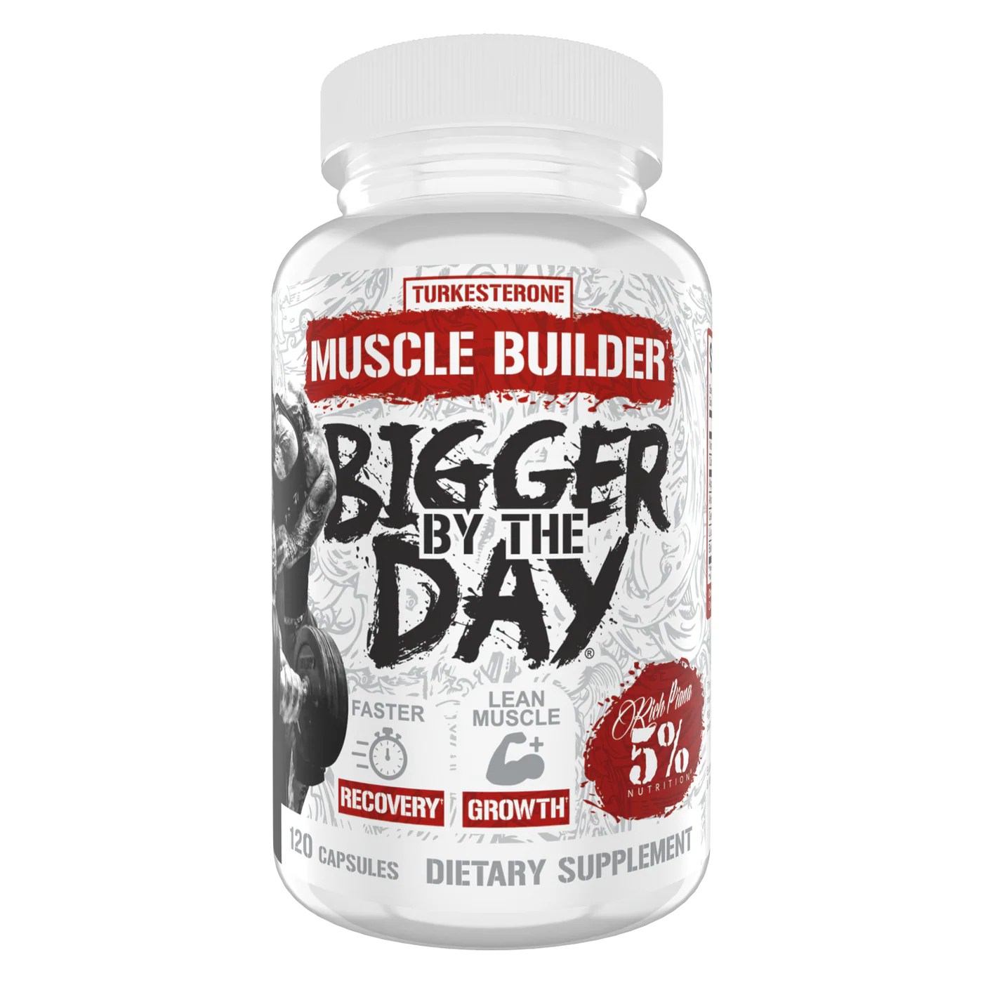 5% NUTRITION - RICH PIANA BIGGER BY THE DAY 120caps - Image 4