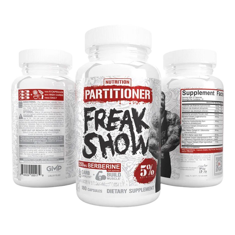 5% NUTRITION - RICH PIANA FREAK SHOW 180 Caps - Image 2
