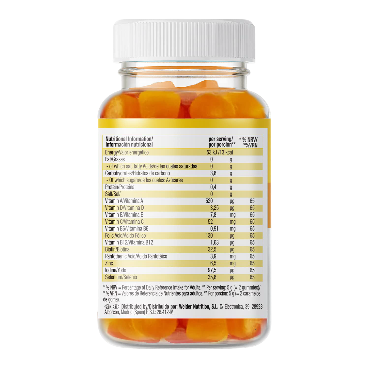 WEIDER MULTIVIT 80 GUMMIES - Image 2