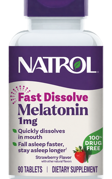 ΜΕΛΑΤΟΝΙΝΗ NATROL MELATONIN FAST DISSOLVE 1MG 90TABS