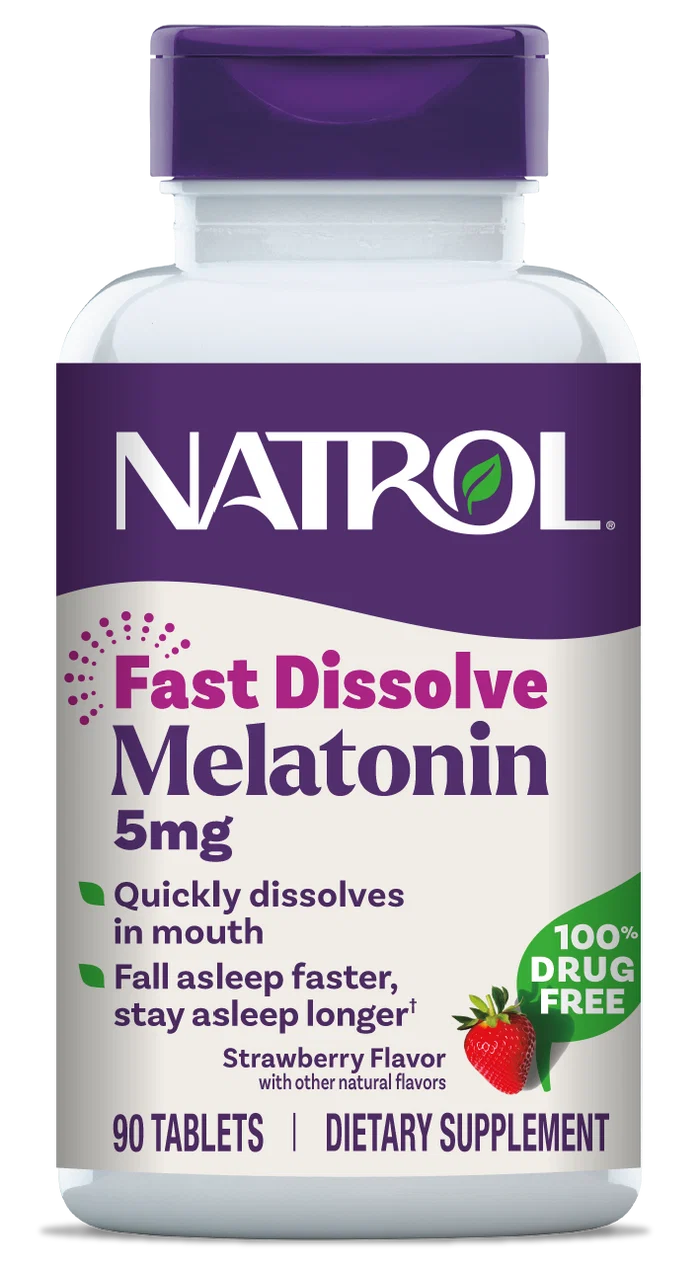 ΜΕΛΑΤΟΝΙΝΗ NATROL MELATONIN FAST DISSOLVE 1MG (90)