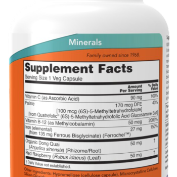 NOW FOODS IRON COMPLEX 100Caps