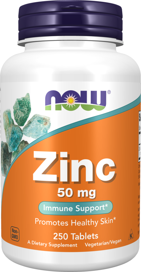 ΨΕΥΔΑΡΓΥΡΟΣ NOW FOODS ZINC 50MG 250tabs
