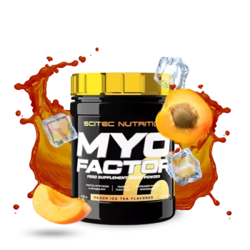 SCITEC NUTRITION MYOFACTOR PEACH ICE TEAM 285G